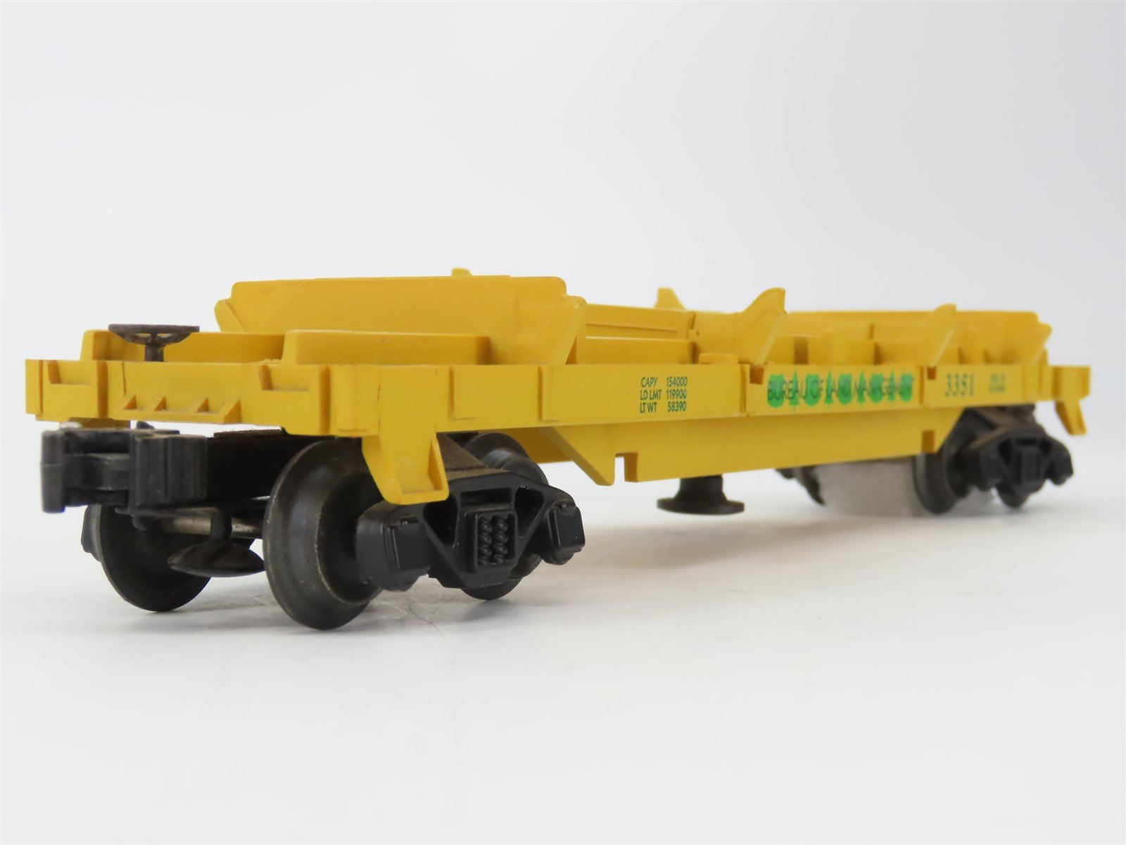 O Gauge 3-Rail Lionel 6-16765 Bureau of Land Management Operating Log Car 3351