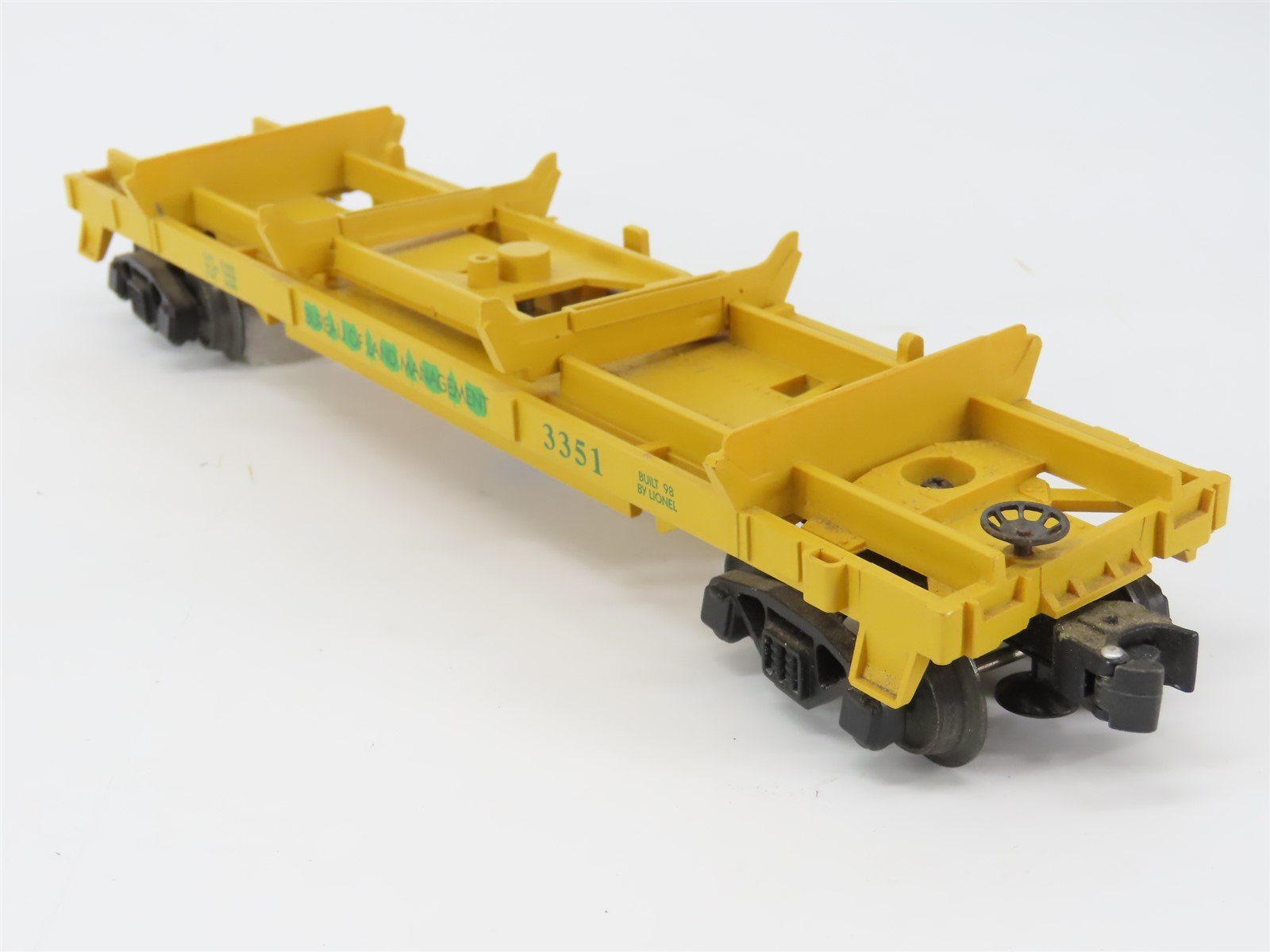 O Gauge 3-Rail Lionel 6-16765 Bureau of Land Management Operating Log Car 3351