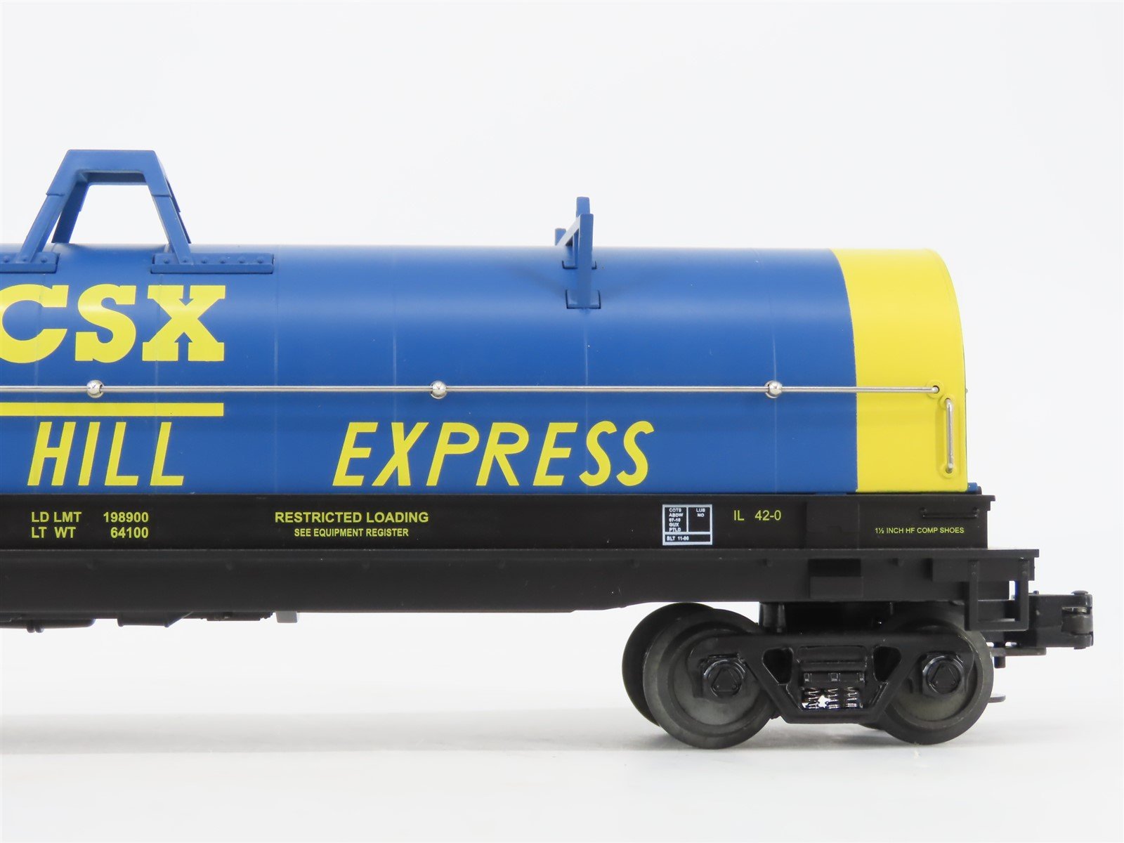 O Gauge 3-Rail MTH 20-90019 CSX Assorted 6-Car Freight Set