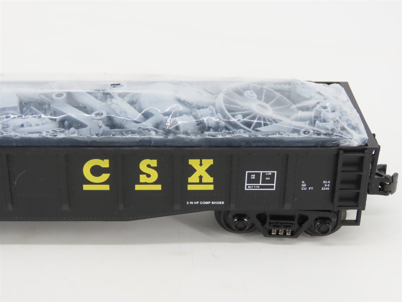 O Gauge 3-Rail MTH 20-90019 CSX Assorted 6-Car Freight Set
