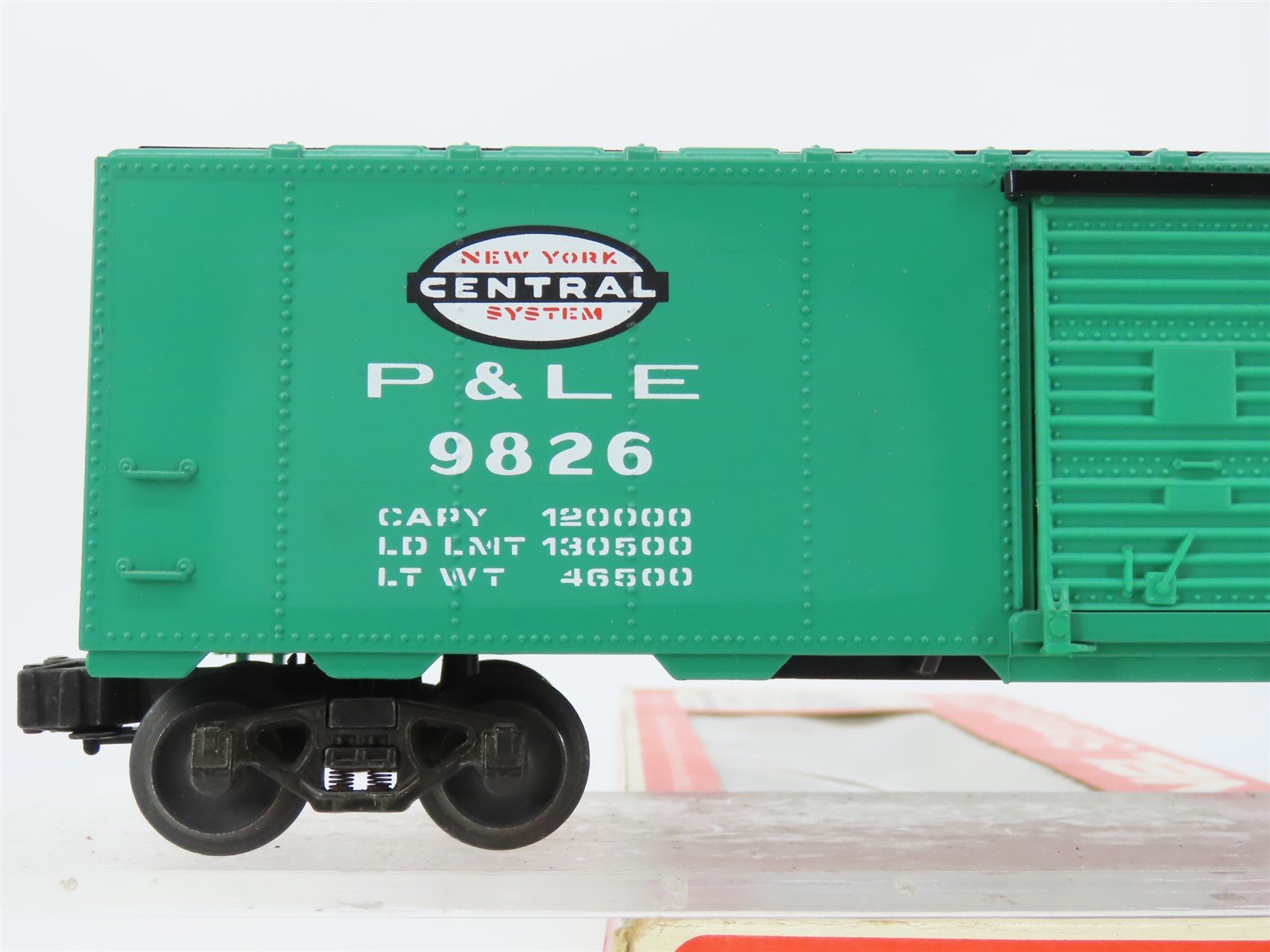O Gauge 3-Rail Lionel 6-9826 NYC P&LE Pittsburgh & Lake Erie Boxcar #9826