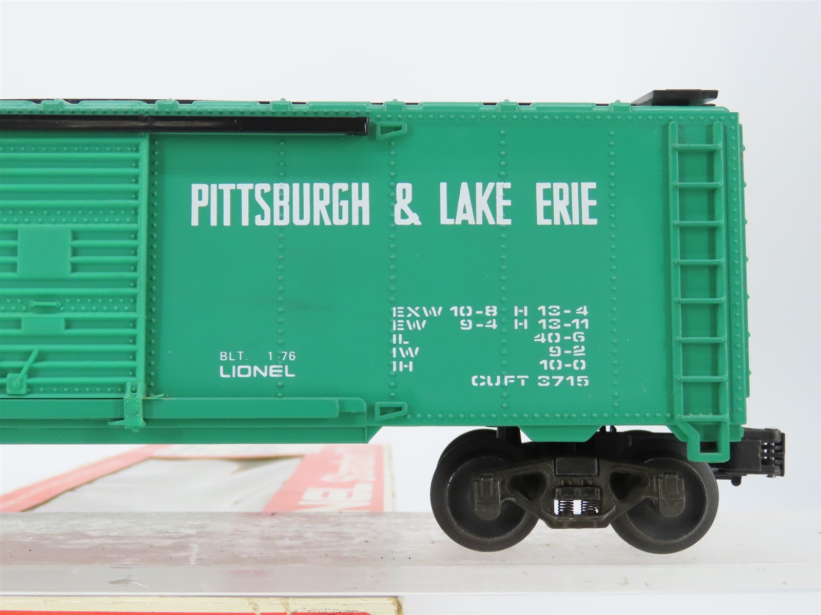 O Gauge 3-Rail Lionel 6-9826 NYC P&LE Pittsburgh & Lake Erie Boxcar #9826