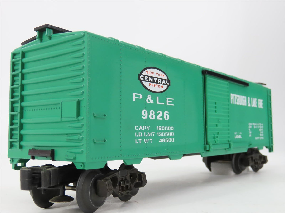 O Gauge 3-Rail Lionel 6-9826 NYC P&amp;LE Pittsburgh &amp; Lake Erie Boxcar #9826