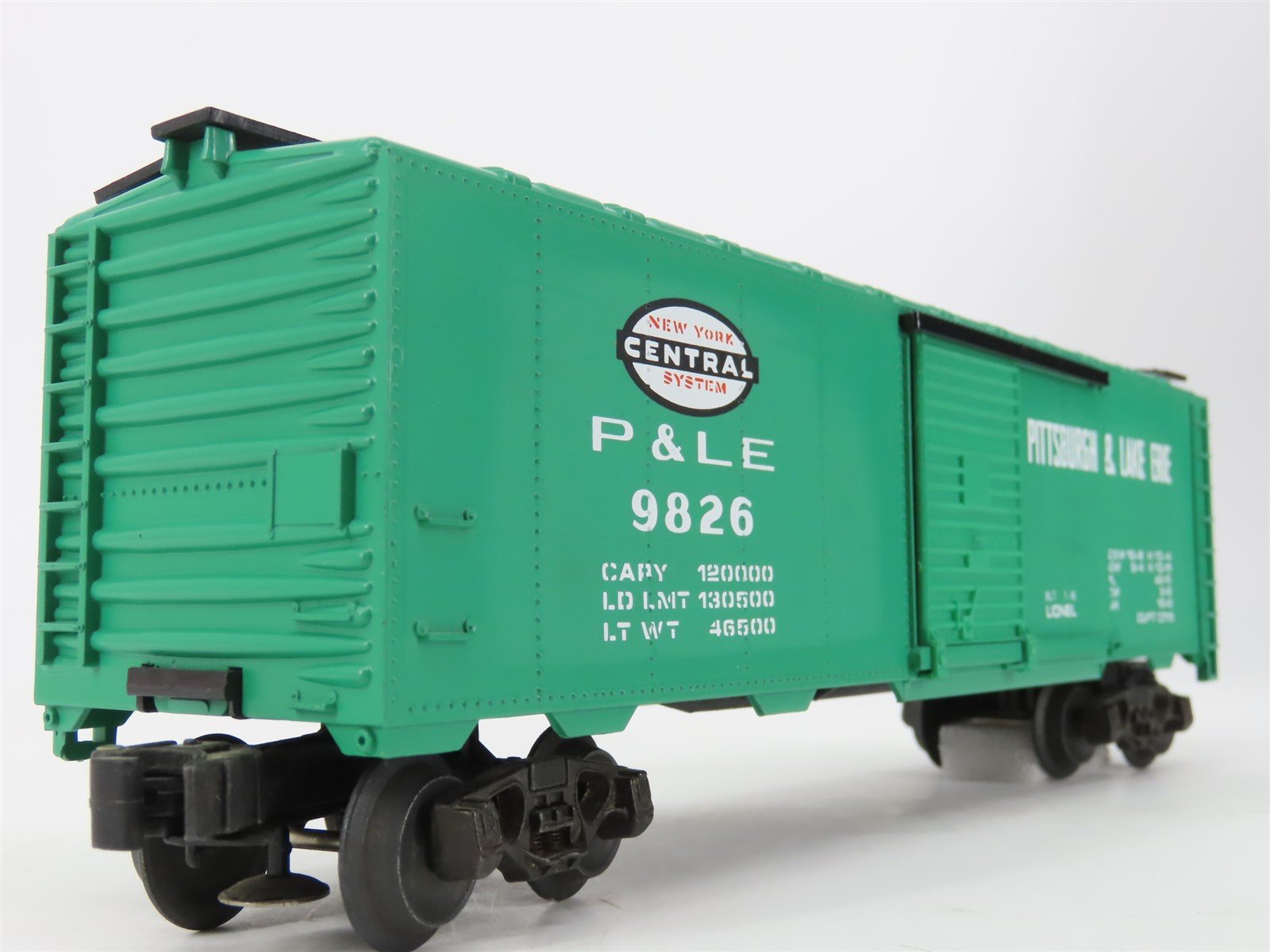 O Gauge 3-Rail Lionel 6-9826 NYC P&LE Pittsburgh & Lake Erie Boxcar #9826
