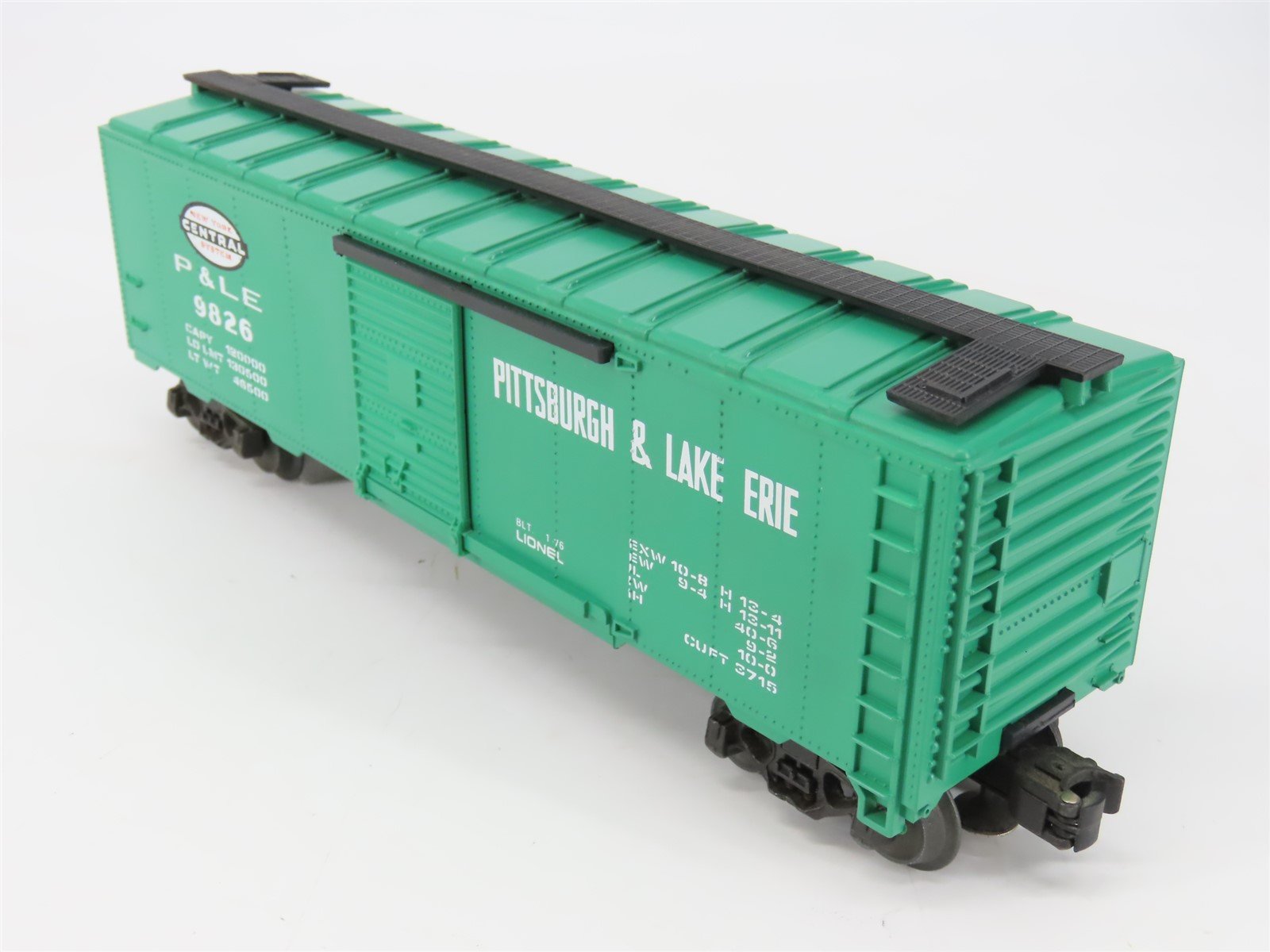 O Gauge 3-Rail Lionel 6-9826 NYC P&LE Pittsburgh & Lake Erie Boxcar #9826