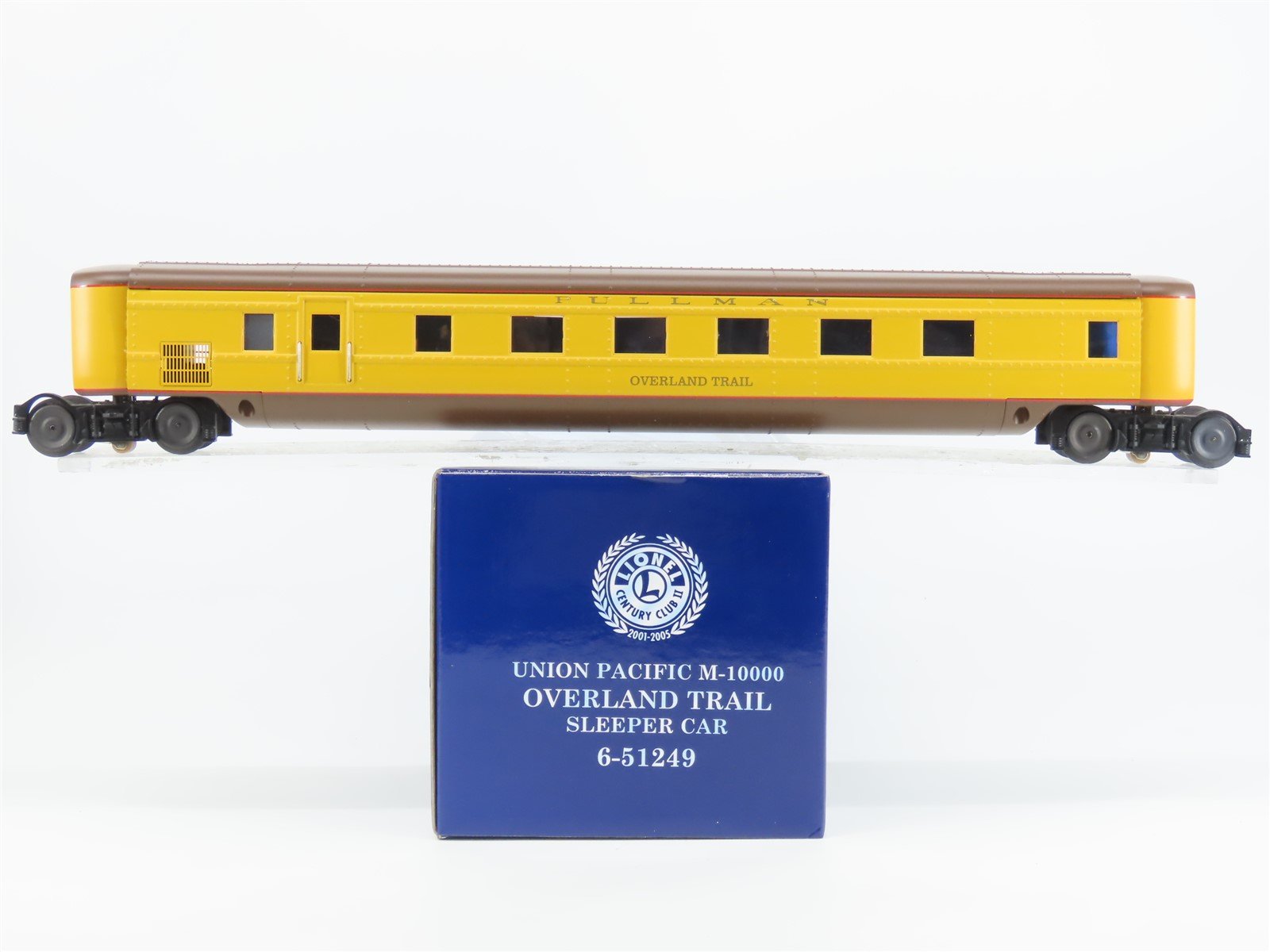 O Gauge 3-Rail Lionel Century Club 6-51249 UP Overland M-1000 Passenger Car