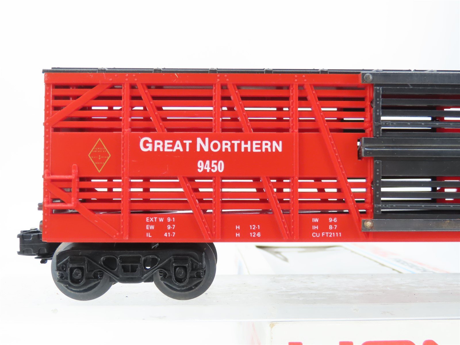 O Gauge 3-Rail Lionel 6-9450 GN Great Northern Stock Car #9450