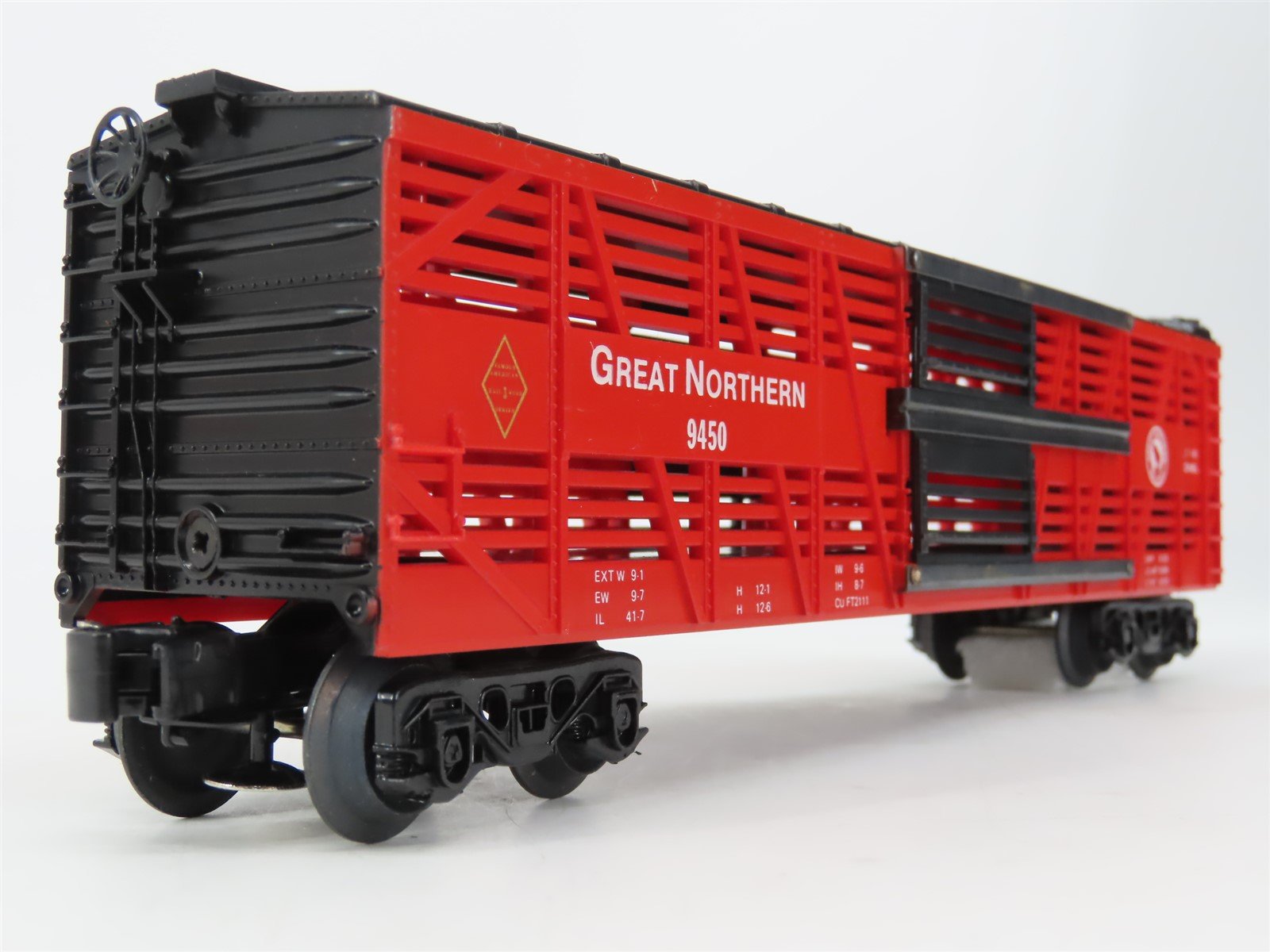 O Gauge 3-Rail Lionel 6-9450 GN Great Northern Stock Car #9450