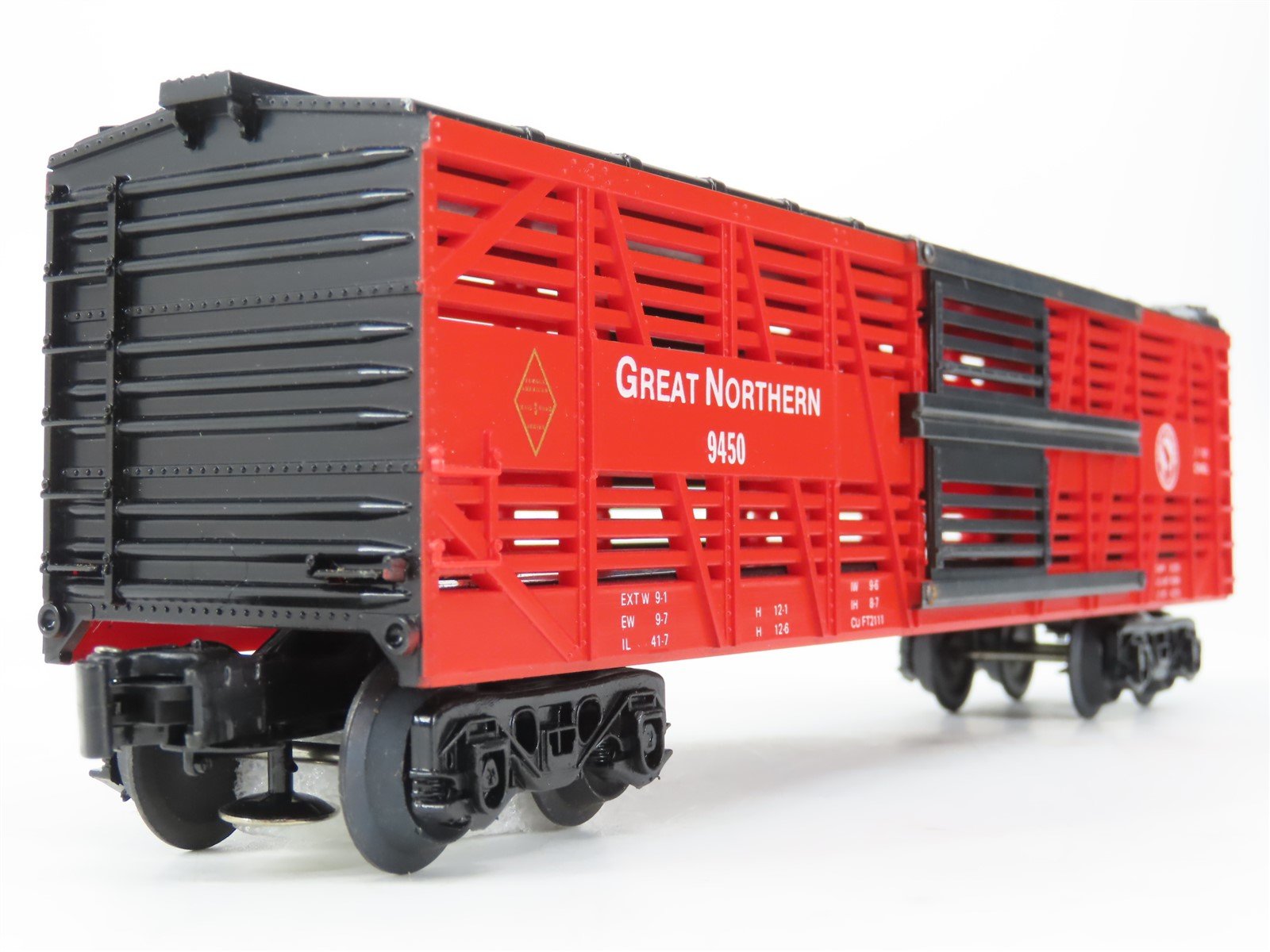 O Gauge 3-Rail Lionel 6-9450 GN Great Northern Stock Car #9450