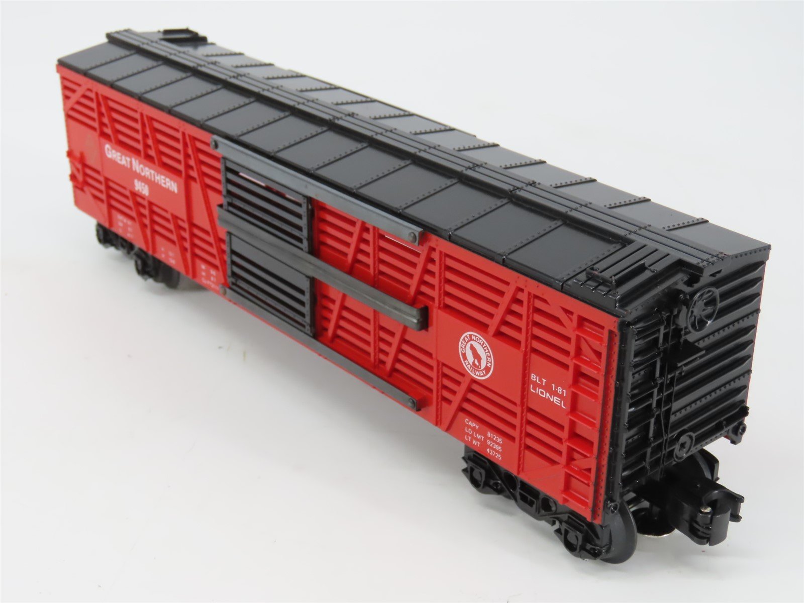 O Gauge 3-Rail Lionel 6-9450 GN Great Northern Stock Car #9450