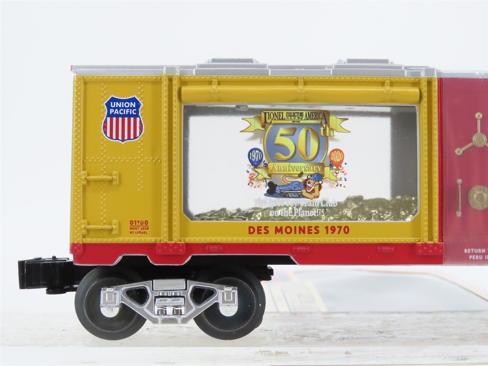 O Gauge 3-Rail Lionel 2001100 LCCA 2020 Convention Registration Mint Car #001100