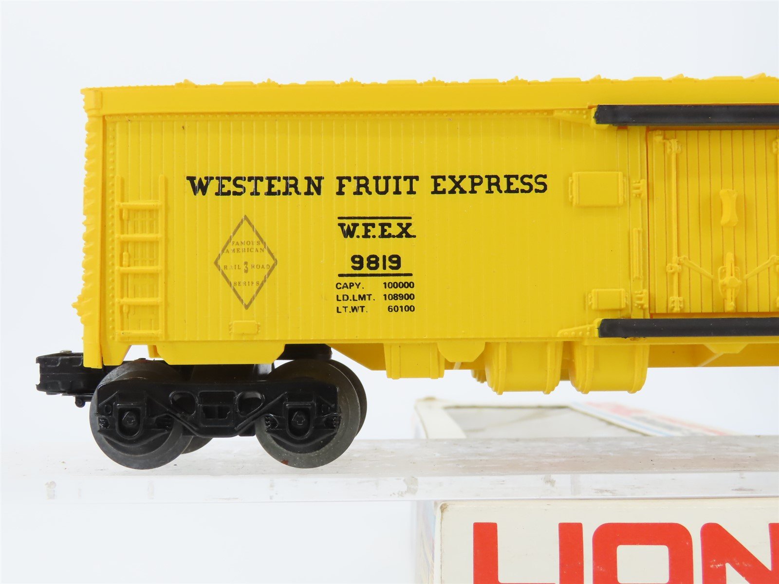 O Gauge 3-Rail Lionel 6-9819 GNW WFEX Western Fruit Express Reefer 9819