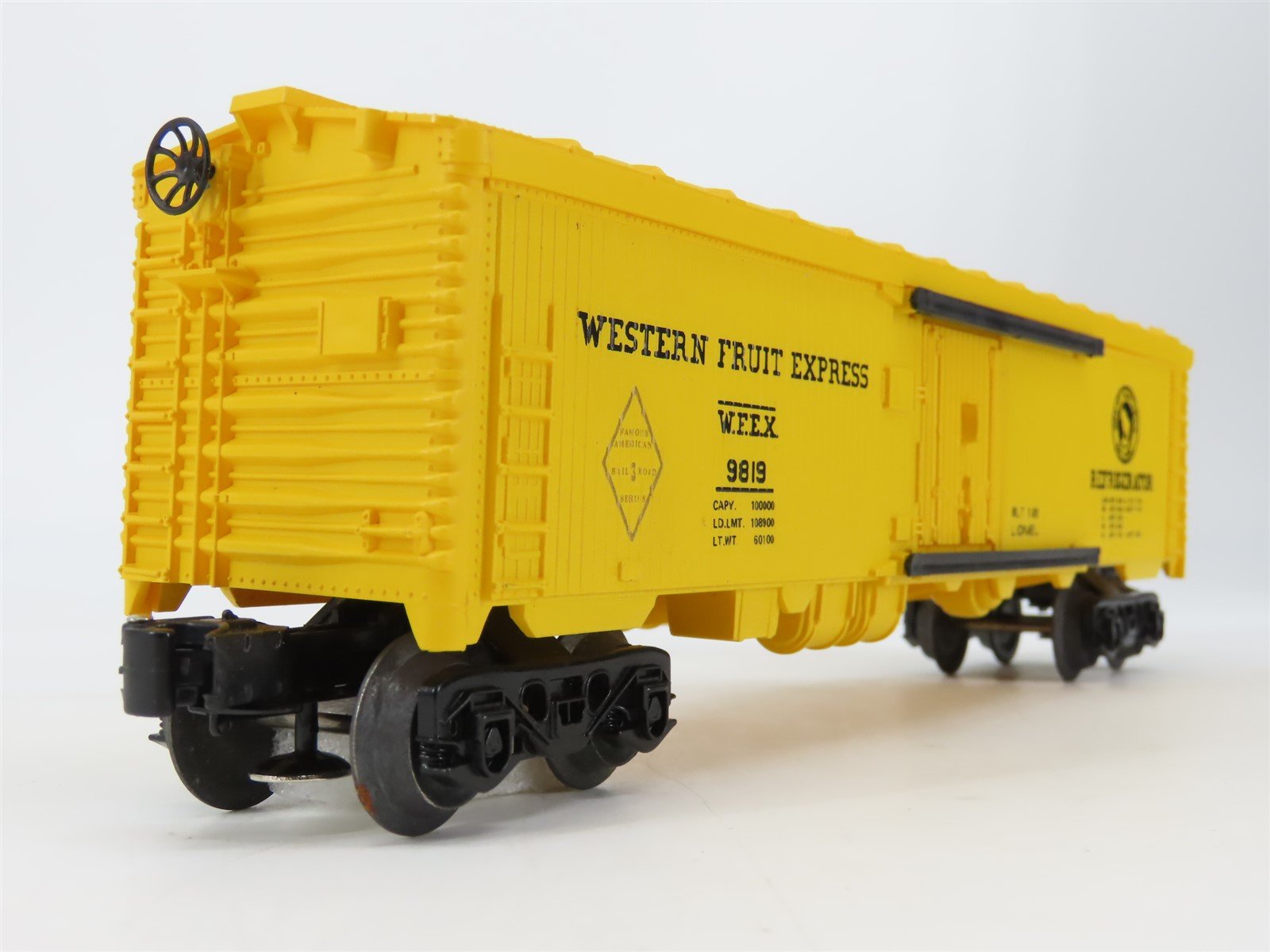 O Gauge 3-Rail Lionel 6-9819 GNW WFEX Western Fruit Express Reefer 9819