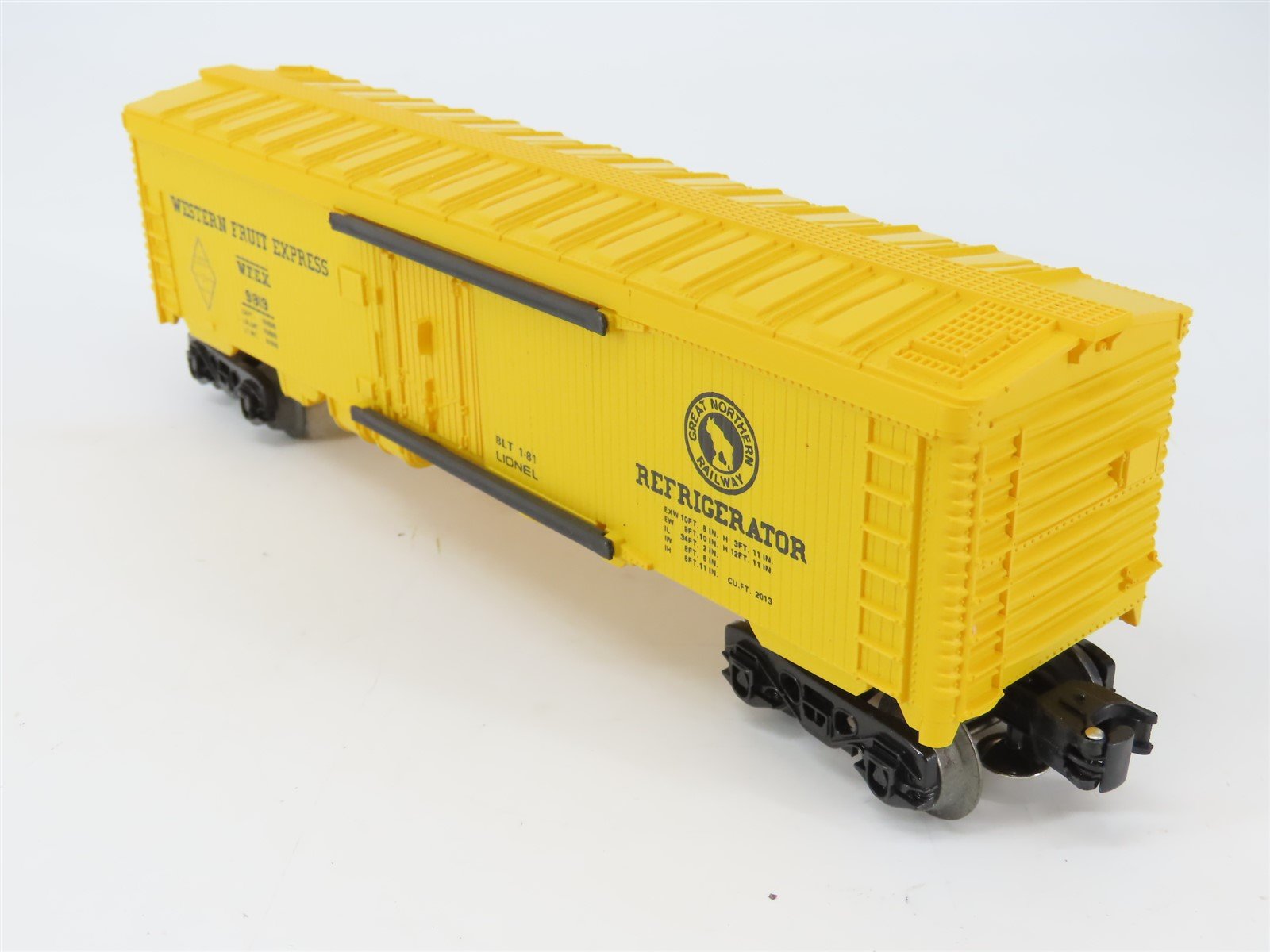O Gauge 3-Rail Lionel 6-9819 GNW WFEX Western Fruit Express Reefer 9819