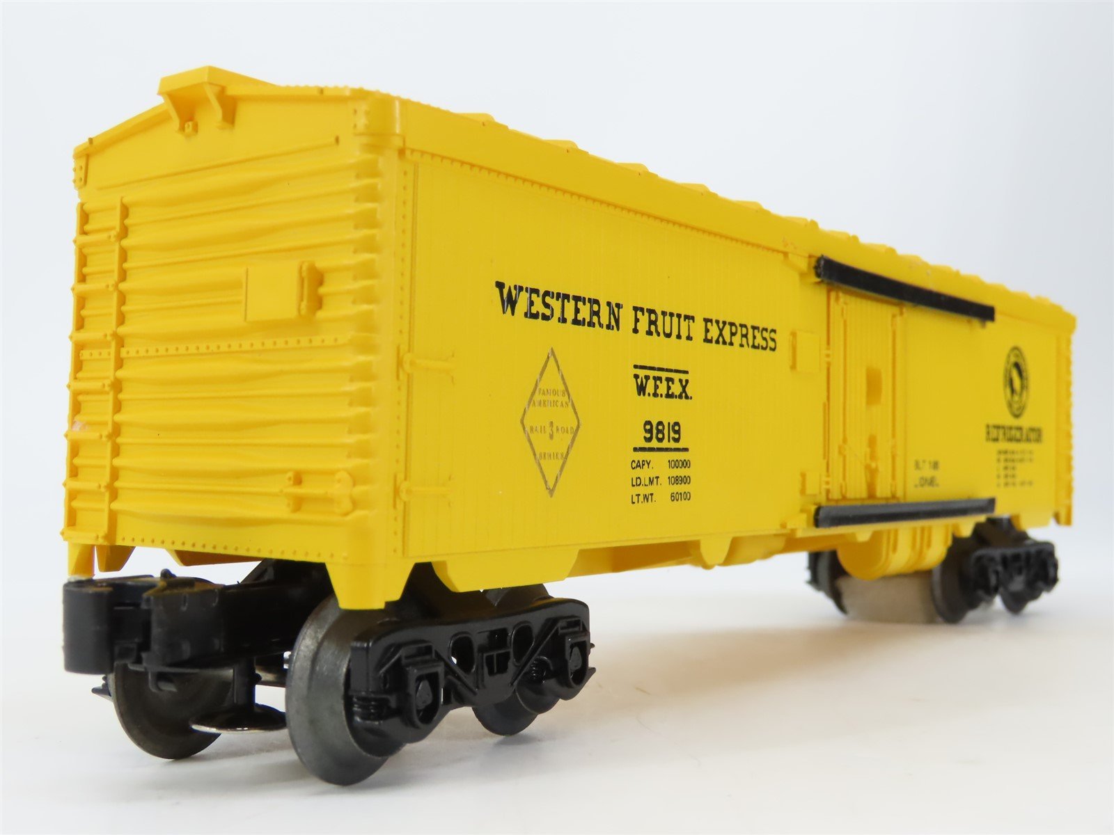 O Gauge 3-Rail Lionel 6-9819 GNW WFEX Western Fruit Express Reefer 9819