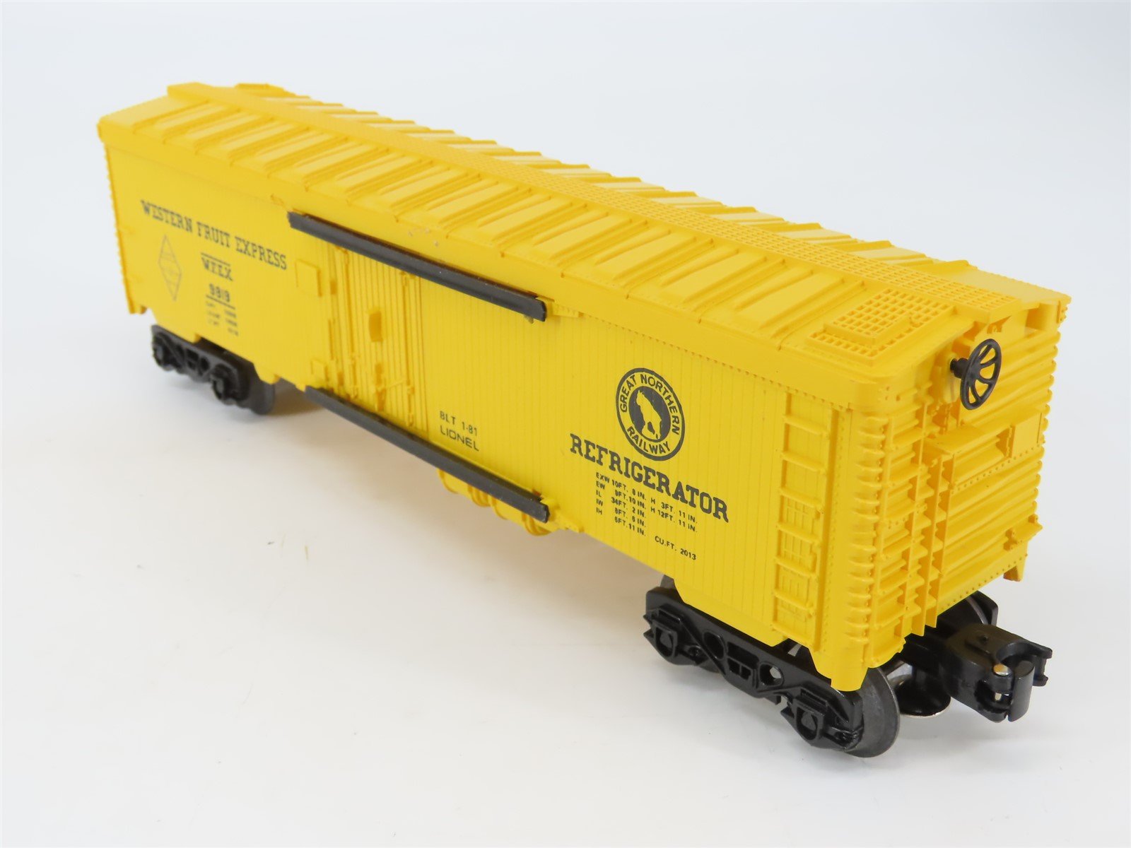 O Gauge 3-Rail Lionel 6-9819 GNW WFEX Western Fruit Express Reefer 9819