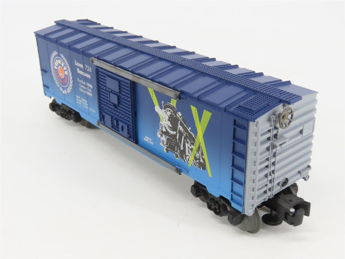 O Gauge 3-Rail Lionel 6-29226 Berkshire 1997 Century Club Box Car #726