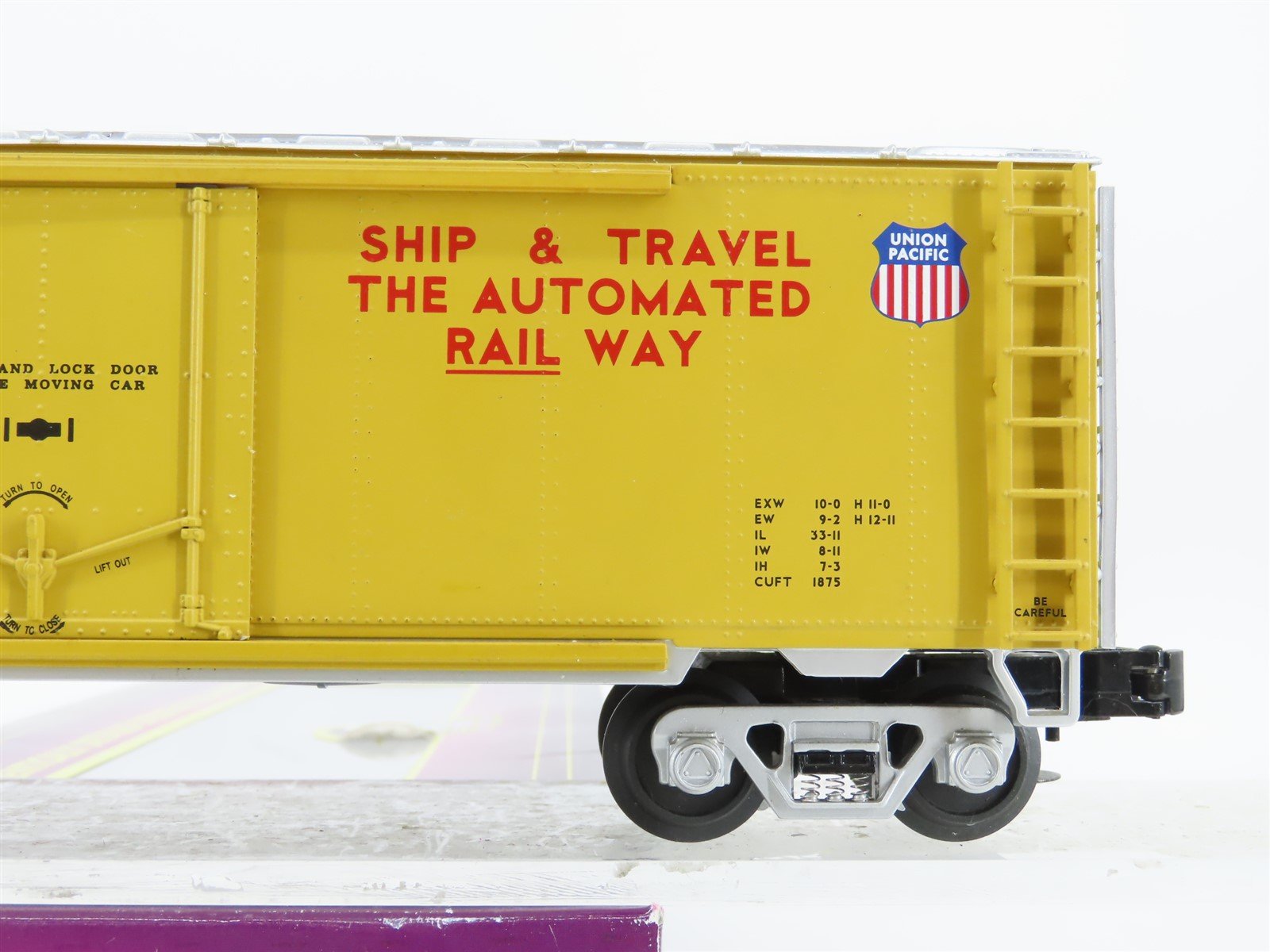 O Gauge 3-Rail MTH 20-94051 UP Union Pacific Operating Reefer #462199 w/ Ramp