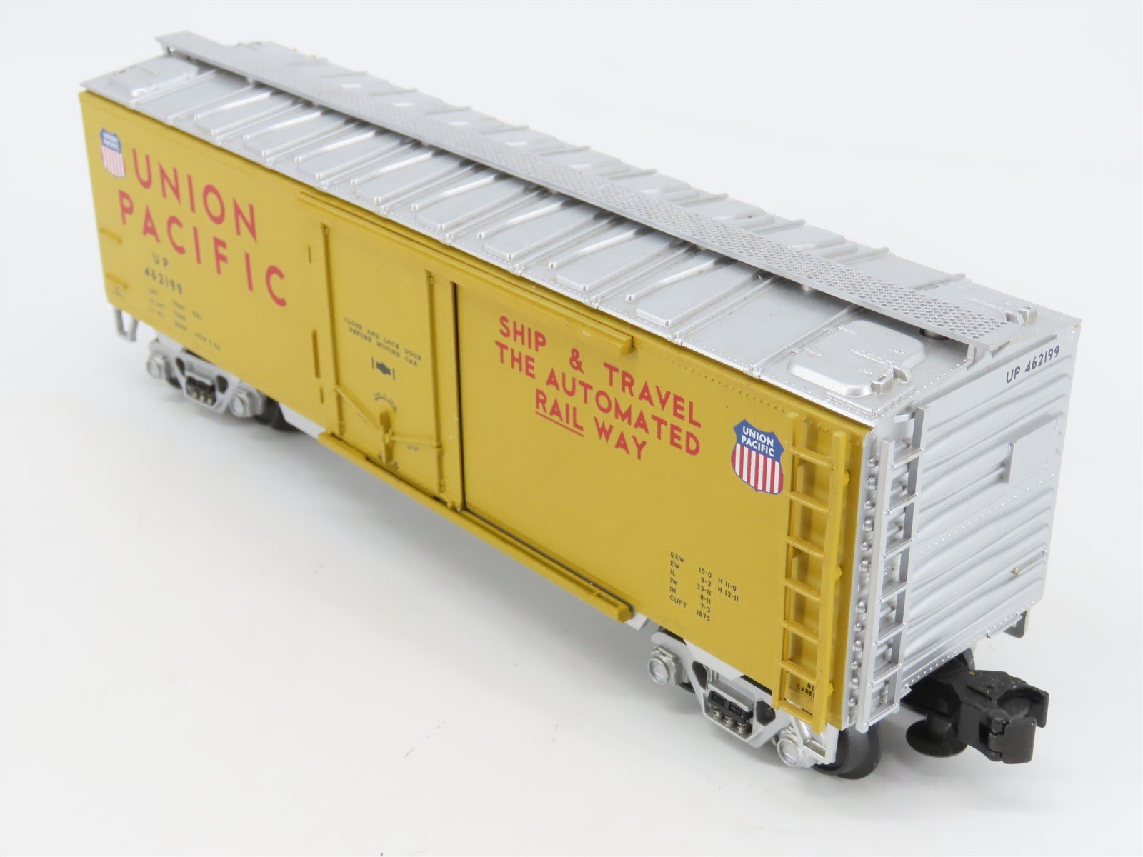 O Gauge 3-Rail MTH 20-94051 UP Union Pacific Operating Reefer #462199 w/ Ramp
