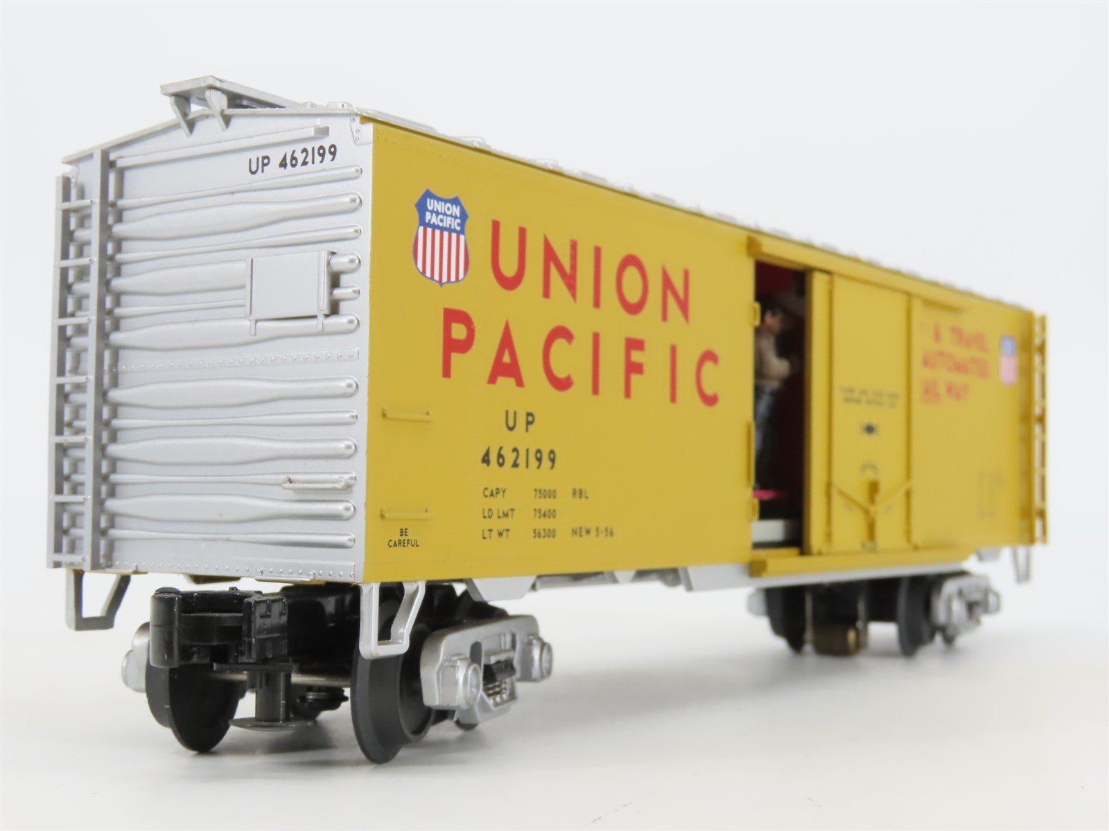 O Gauge 3-Rail MTH 20-94051 UP Union Pacific Operating Reefer #462199 w/ Ramp