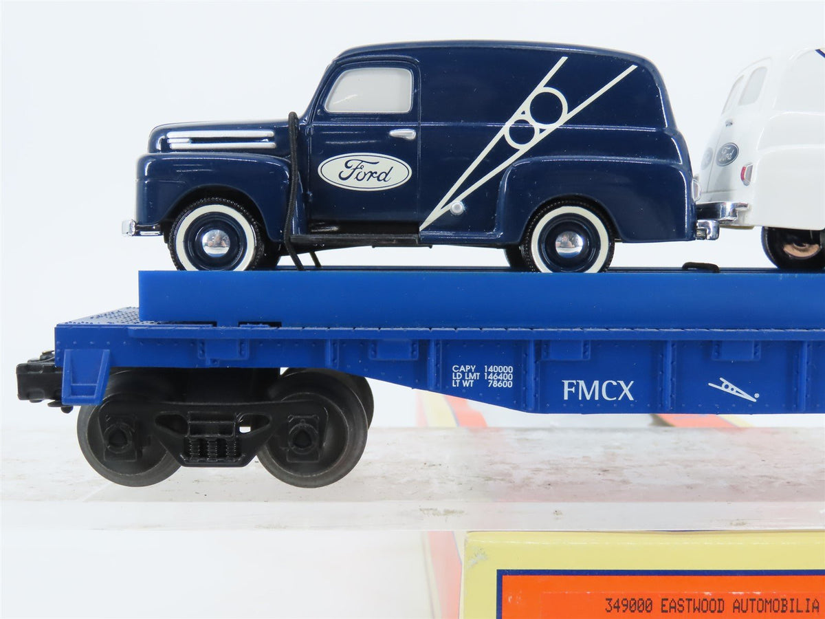 O Gauge 3-Rail Lionel 6-16985 FMCX Eastwood Flat Car #6424 w/ Ford Trucks