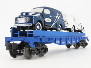 O Gauge 3-Rail Lionel 6-16985 FMCX Eastwood Flat Car #6424 w/ Ford Trucks