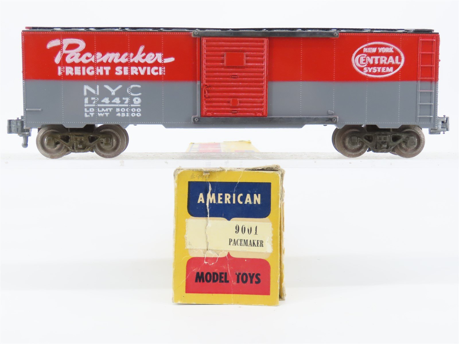 O 3-Rail American Models 9001 NYC New York Central "Pacemaker" Boxcar #174479
