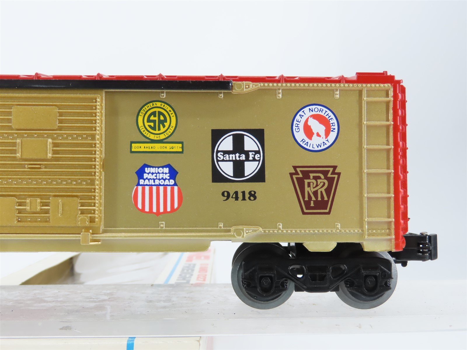 O Gauge 3-Rail Lionel 6-9418 Famous American Railroads Commemorative Boxcar 9418