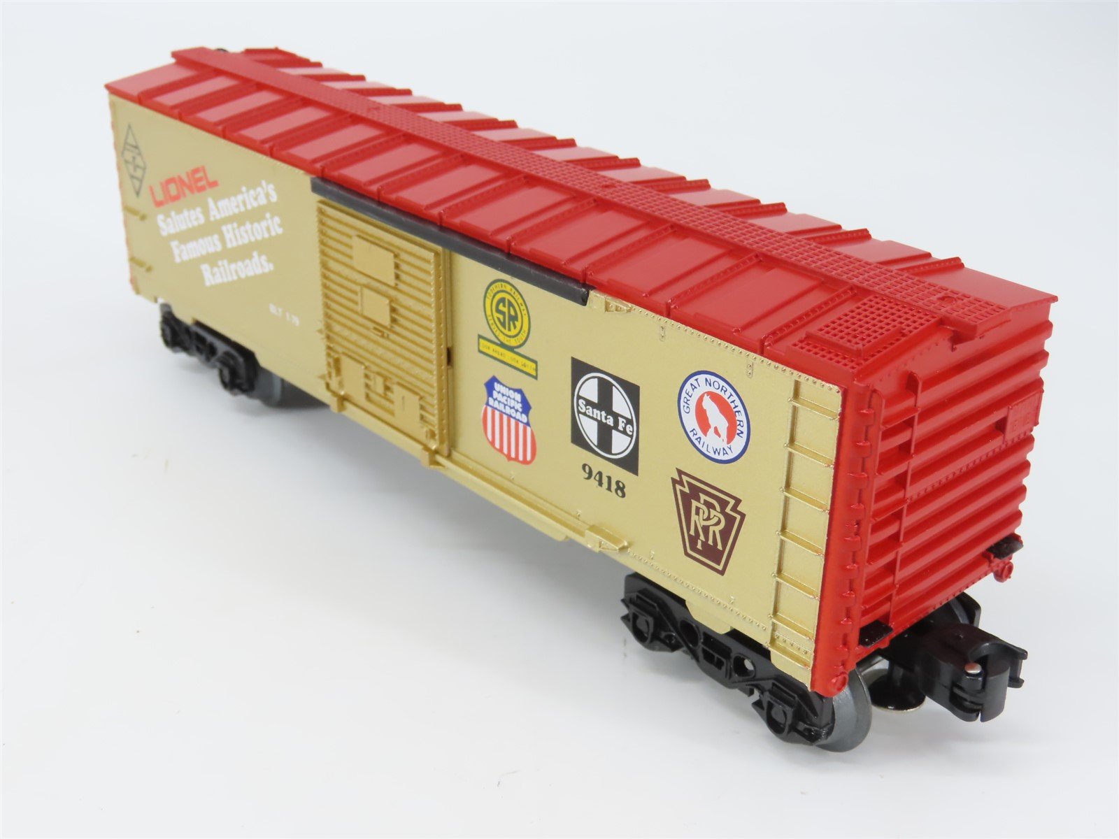 O Gauge 3-Rail Lionel 6-9418 Famous American Railroads Commemorative Boxcar 9418