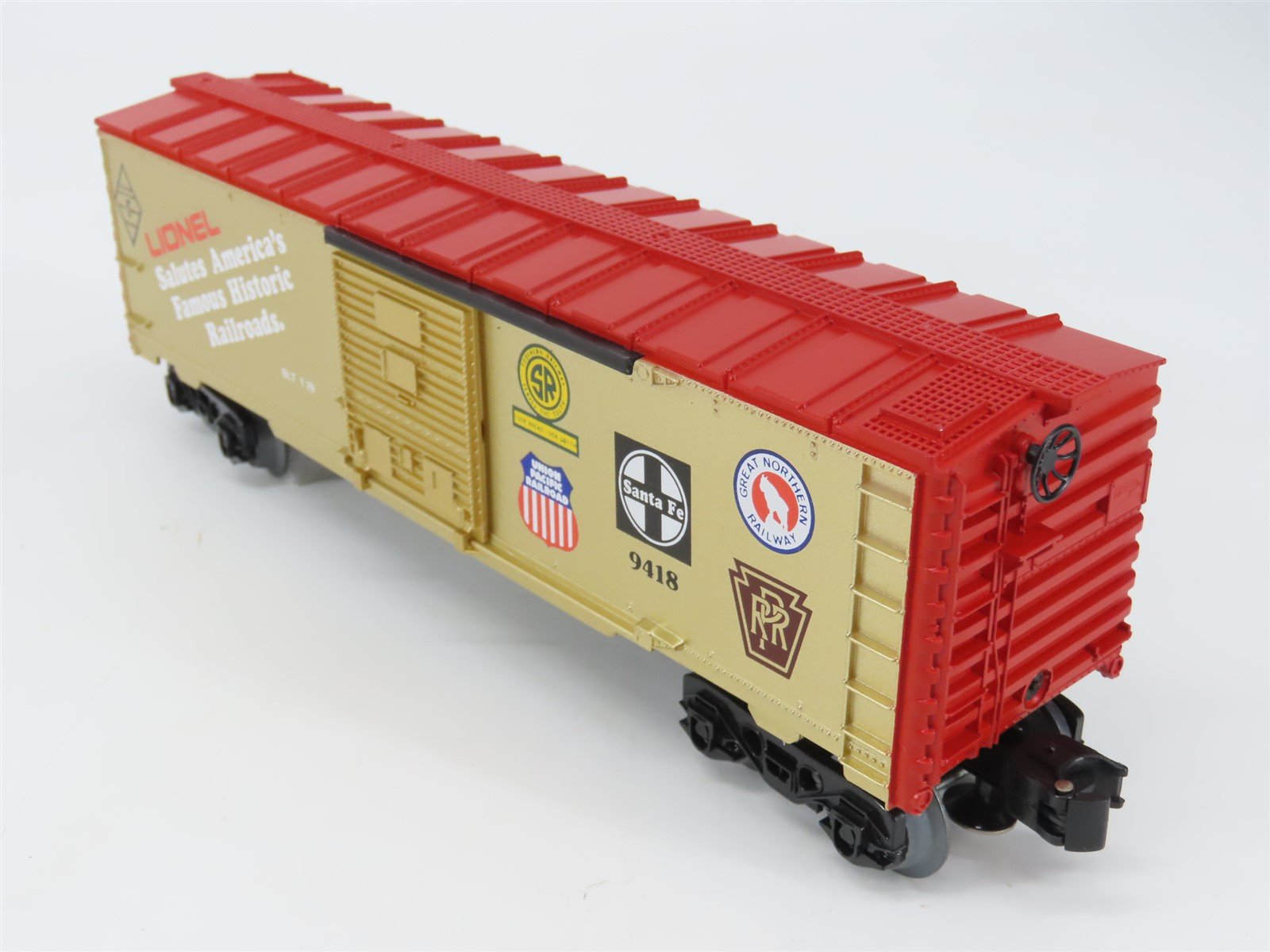 O Gauge 3-Rail Lionel 6-9418 Famous American Railroads Commemorative Boxcar 9418
