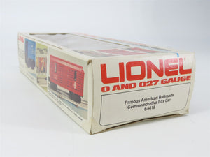 O Gauge 3-Rail Lionel 6-9418 Famous American Railroads Commemorative Boxcar 9418