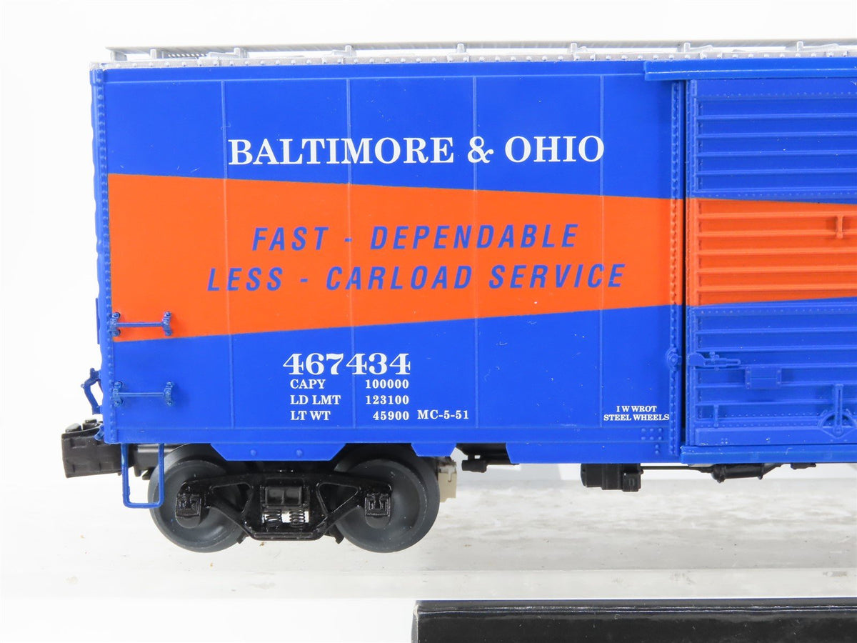 O Gauge 3-Rail Lionel Vision Line 2126370 B&amp;O Time Saver Service Box Car #467434