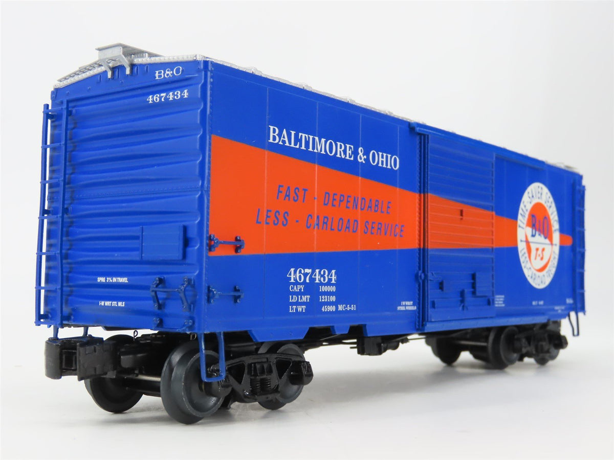 O Gauge 3-Rail Lionel Vision Line 2126370 B&amp;O Time Saver Service Box Car #467434
