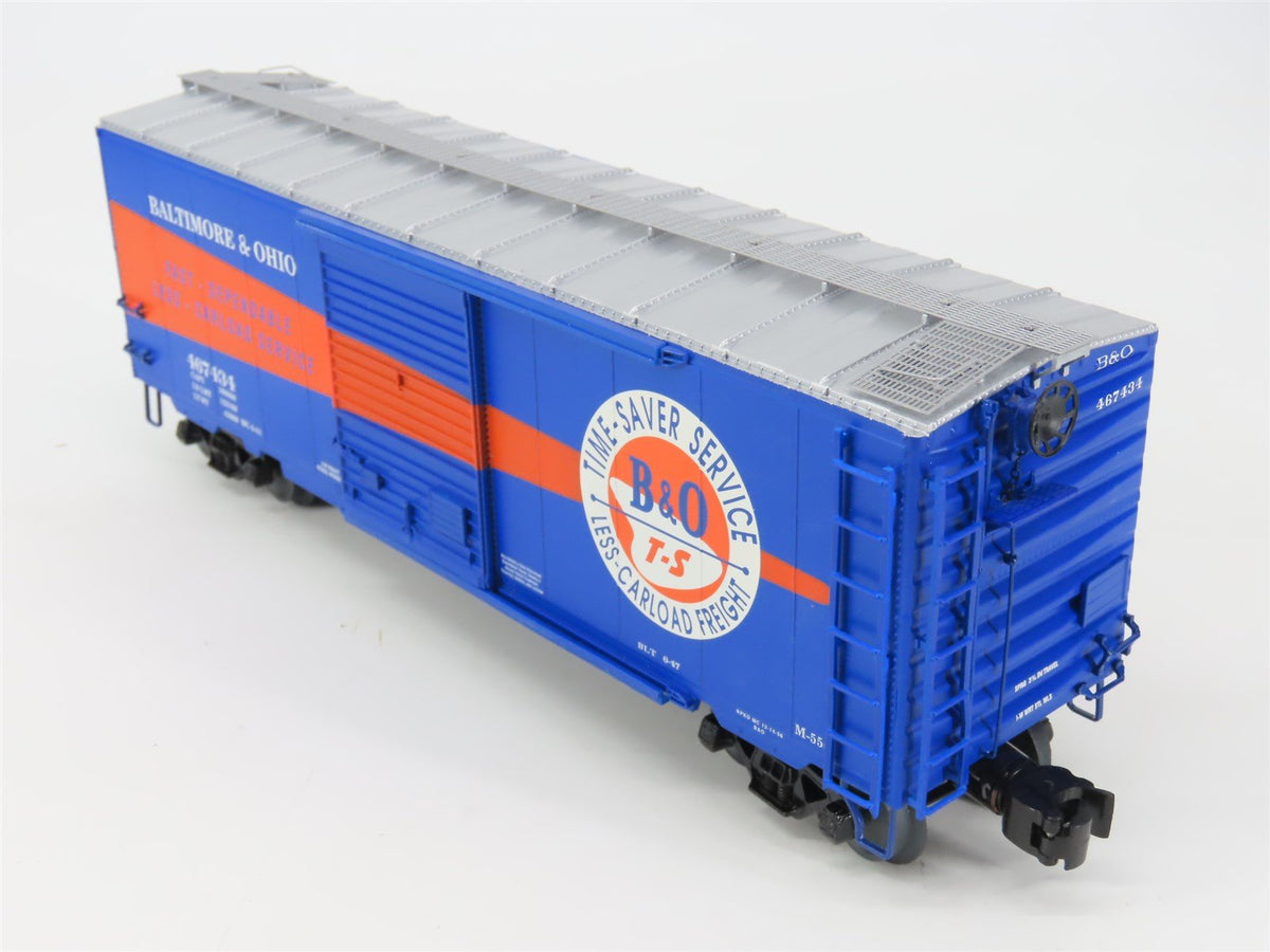O Gauge 3-Rail Lionel Vision Line 2126370 B&amp;O Time Saver Service Box Car #467434