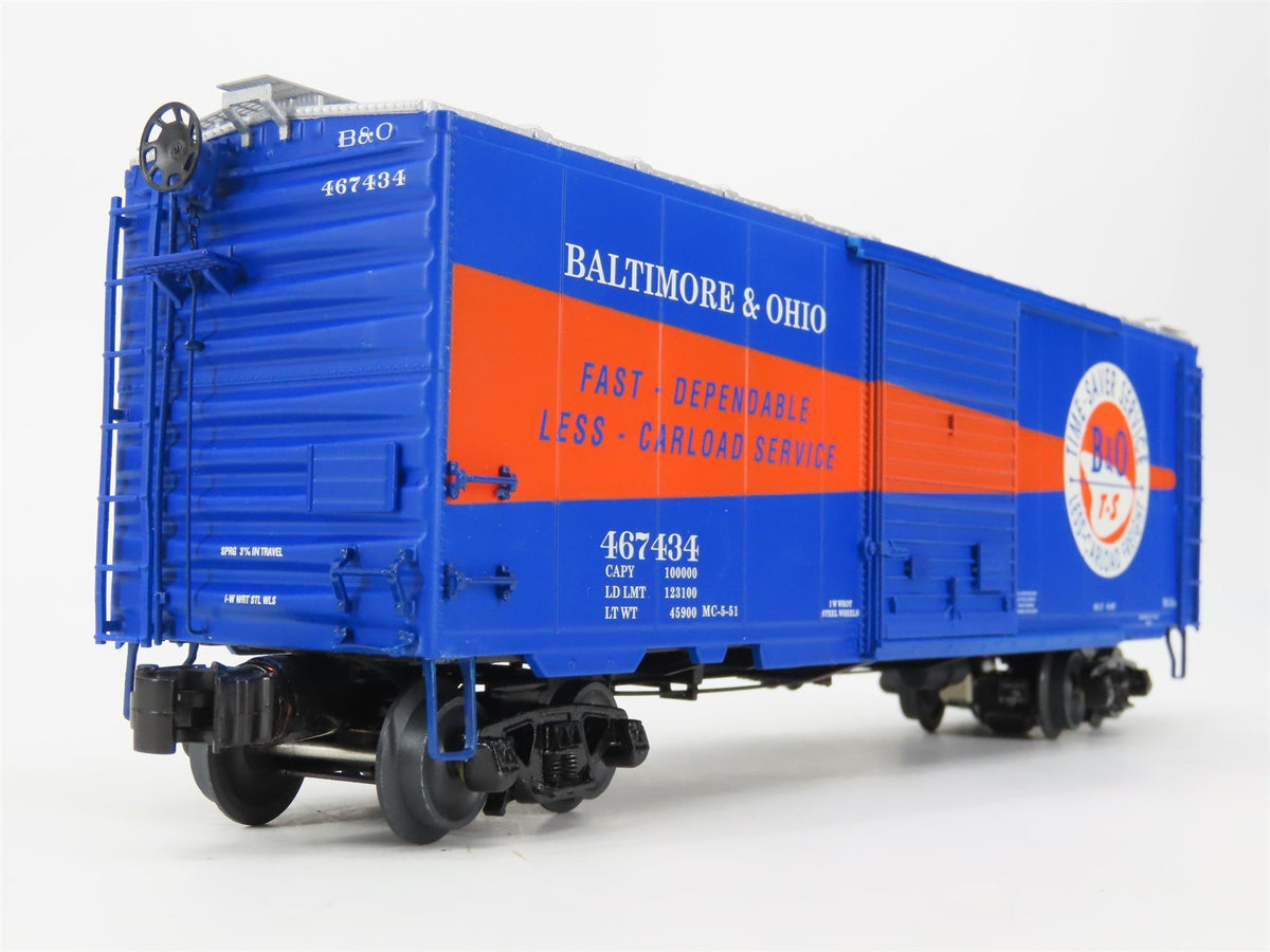 O Gauge 3-Rail Lionel Vision Line 2126370 B&amp;O Time Saver Service Box Car #467434