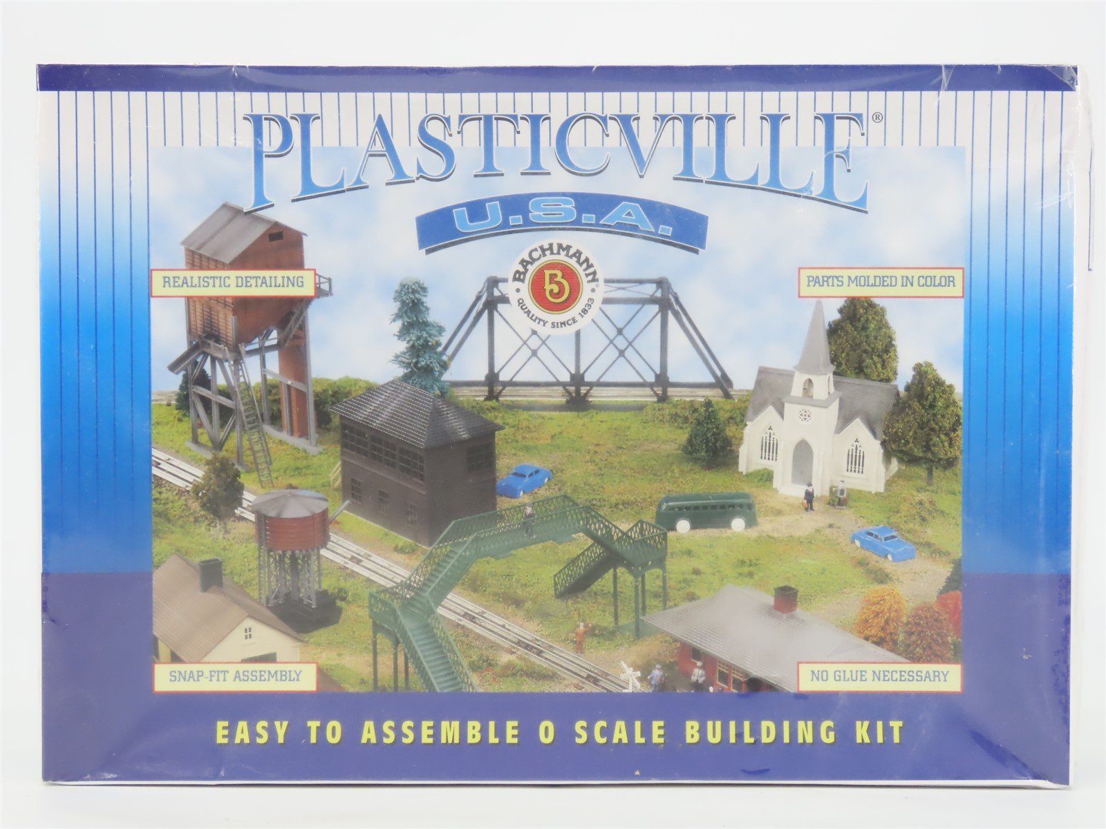 O 1/48 Scale Bachmann Plasticville Kit 45985-LCCA Municipal Terminal - Sealed