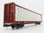 O Gauge 3-Rail MTH 20-95351 UP Center Beam Flat Car 273603 w/ Lumber Load 2-Pack