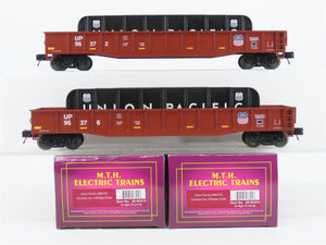 O Gauge 3-Rail MTH 20-95414 UP Union Pacific Gondola w/ Bridge Girder 2-Pack