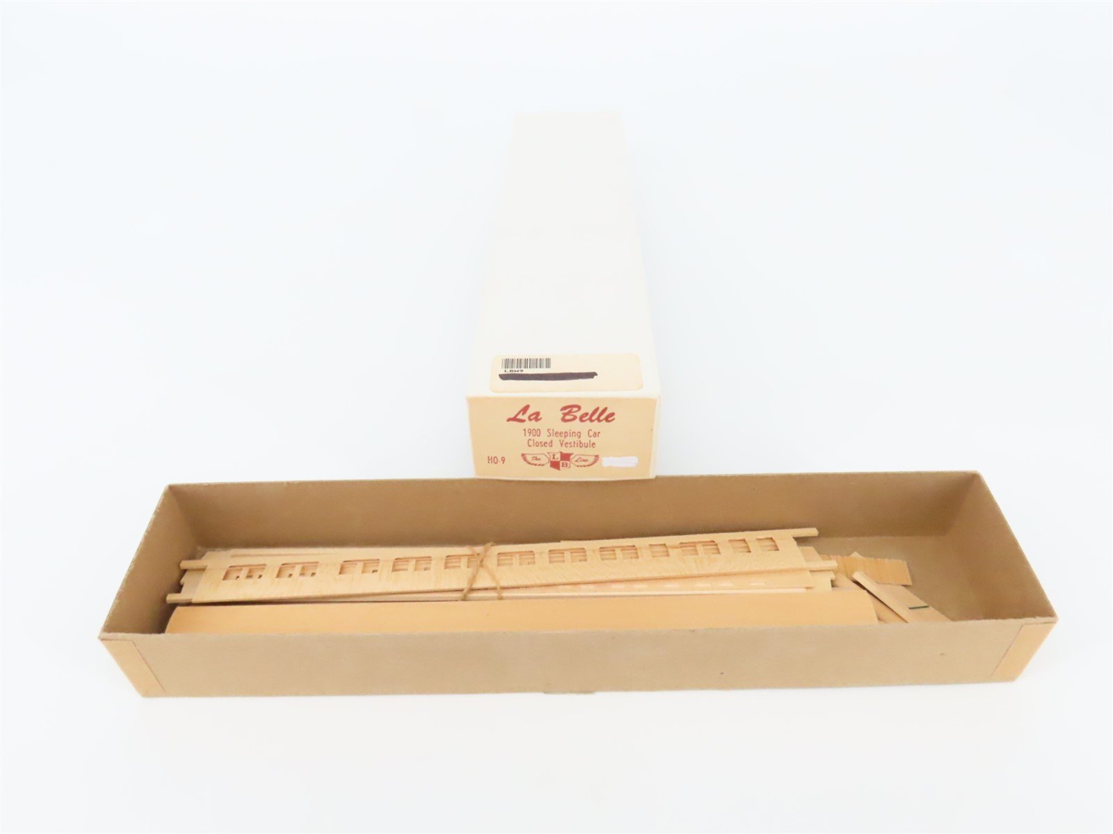 HO Scale LaBelle Kit HO-9 1900 Closed Vestibule Sleeper Passenger Car