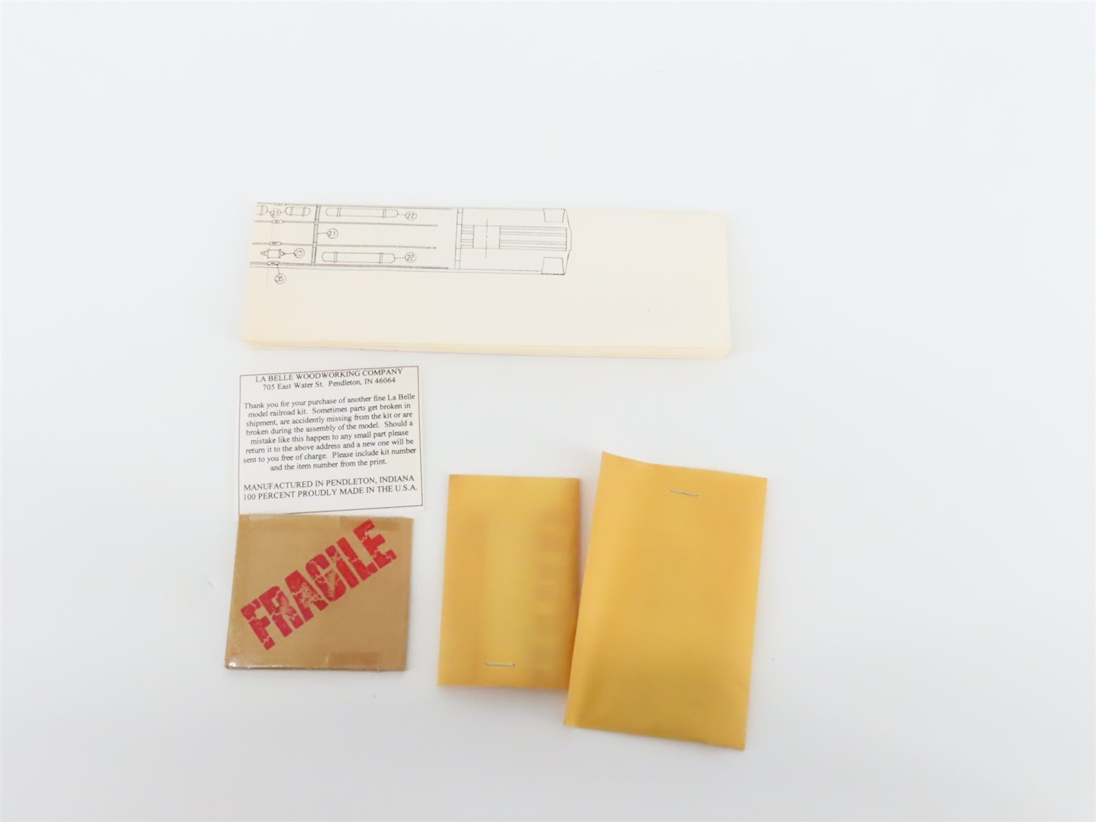 HO Scale LaBelle Kit HO-9 1900 Closed Vestibule Sleeper Passenger Car