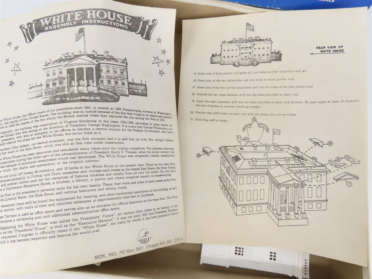 O 1/48 Scale K-Lineville Historical Building Series Kit K-4190 The White House