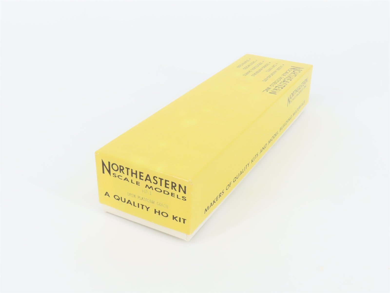 HO Scale Northeastern Scale Models Kit HP-1 Open Platform Coach Passenger Car