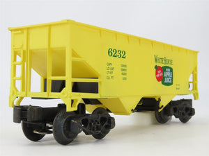 O Gauge 3-Rail K-Line K-6232 Whitehouse Apple Juice Two Bay Hopper #6232