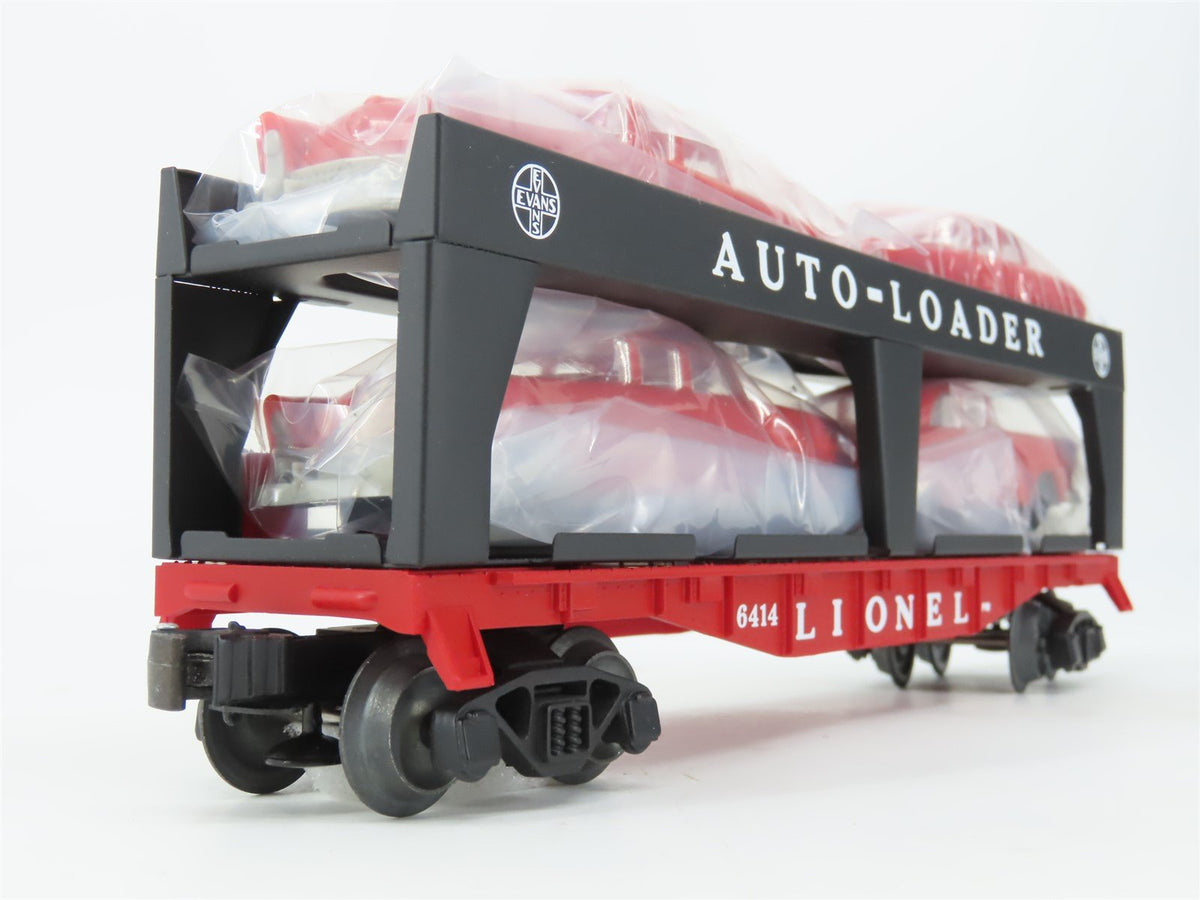 O Gauge 3-Rail Lionel 6-19427 Lionel Flatcar w/Autoloader &amp; Autos #6414