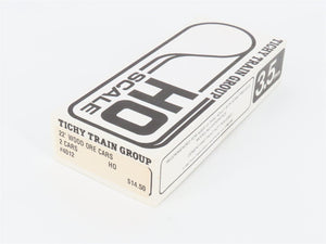 HO Scale Tichy Train Group Kit 4012 Undecorated 22' Wood Ore Cars (2 Cars)