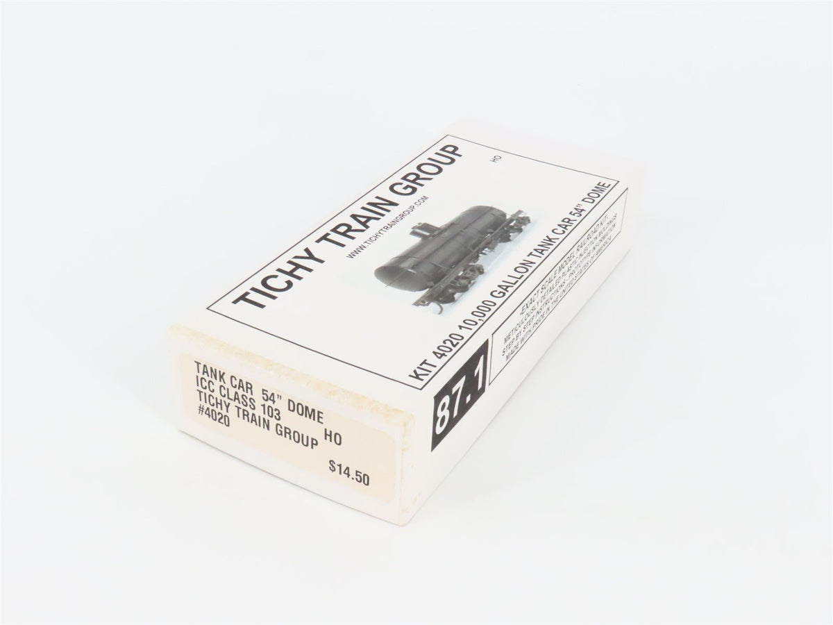 HO Scale Tichy Train Group Kit 4020 Undecorated 54&quot; Single Dome Tank Car
