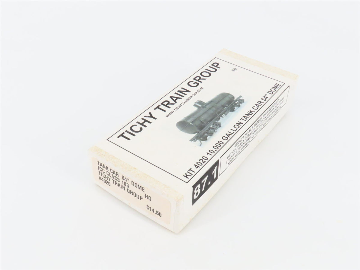 HO Scale Tichy Train Group Kit 4020 Undecorated 54&quot; Single Dome Tank Car