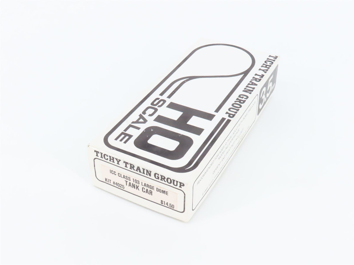 HO Scale Tichy Train Group Kit 4025 ICC Class 103 Large Dome Tank Car
