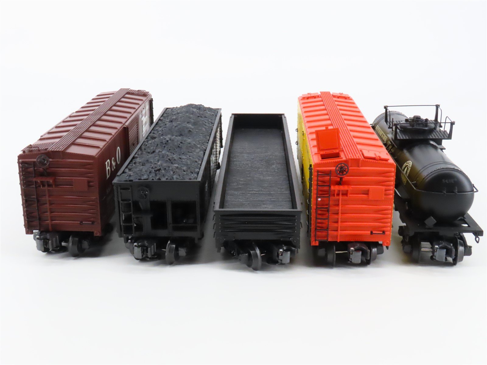 O Gauge 3-Rail K-Line K623-1098A B&O Baltimore & Ohio Freight Car 5-Pack