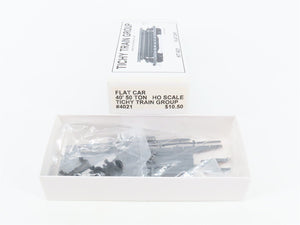 HO Scale Tichy Train Group Kit 4021 Undecorated 40' 50-Ton Flat Car